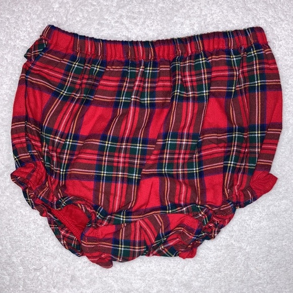 Janie and jack red Bradbury plaid 2 pc set 6-12m - Picture 8 of 13